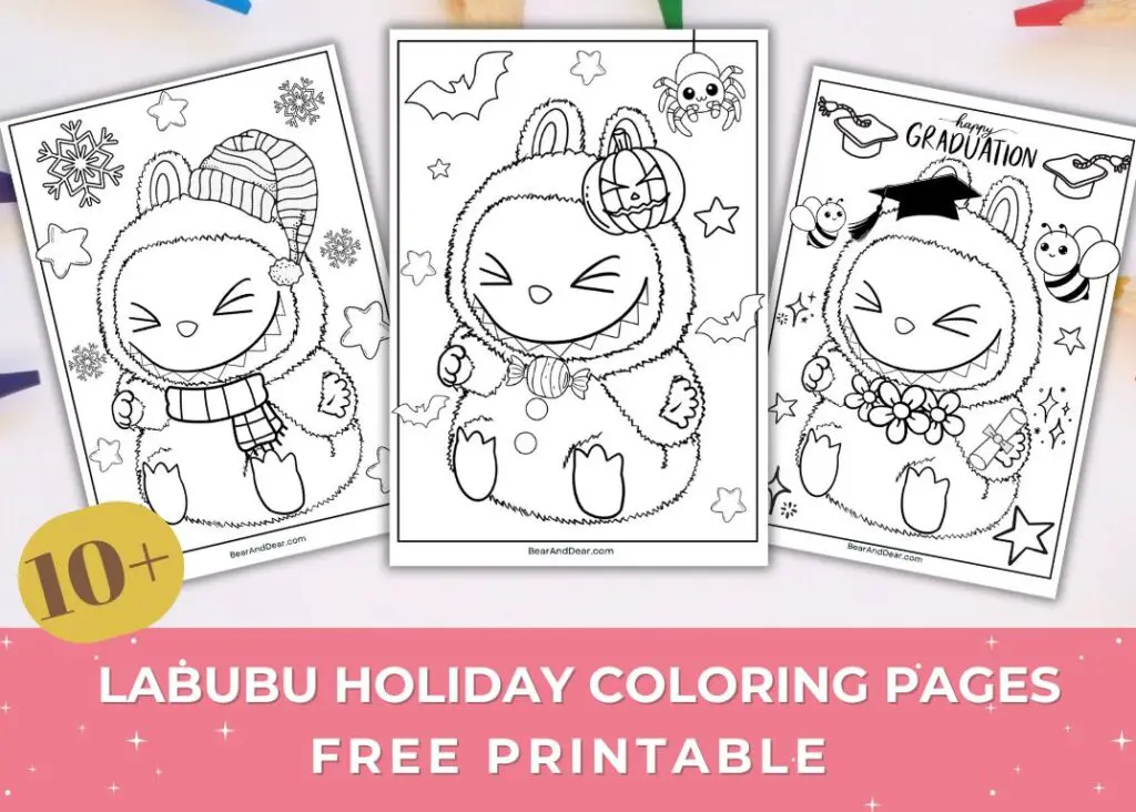 20 Free Super Cute Boba Tea Coloring Pages. 2 free labubu Coloring pages