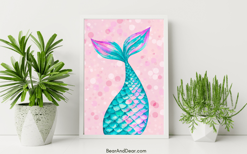 mermaid printable 2