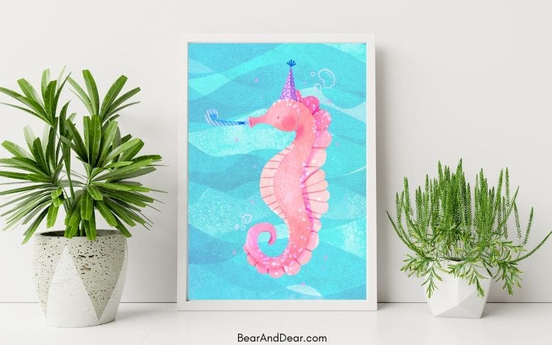 mermaid printable
