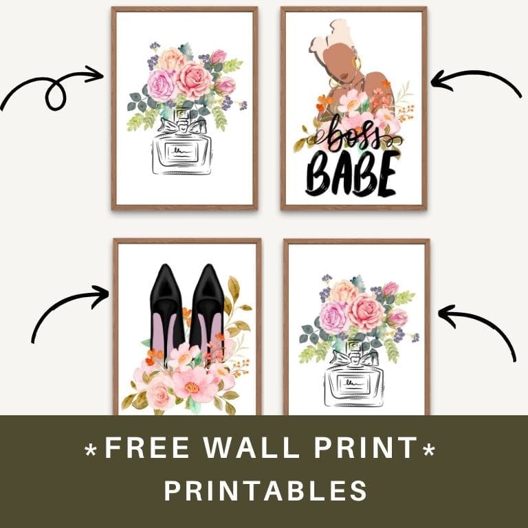 Downloads 6 Free Stylish Boss Babe Wall Print Now!