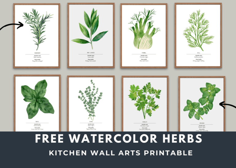 Luxury Up Dinning With Free Herbs Kitchen Wall Art Printables
