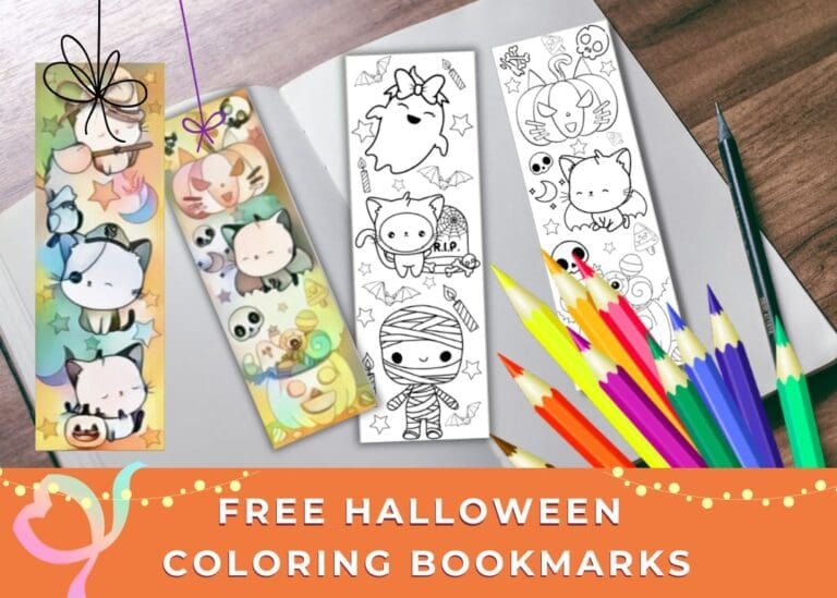 Free Halloween Coloring Bookmarks Overload the Cuteness!