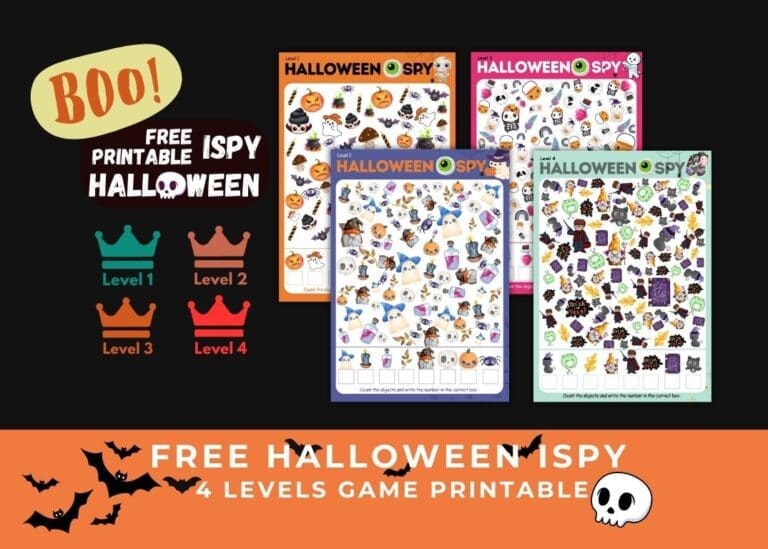 Free Printable Halloween I Spy Game To Light Up The Halloween