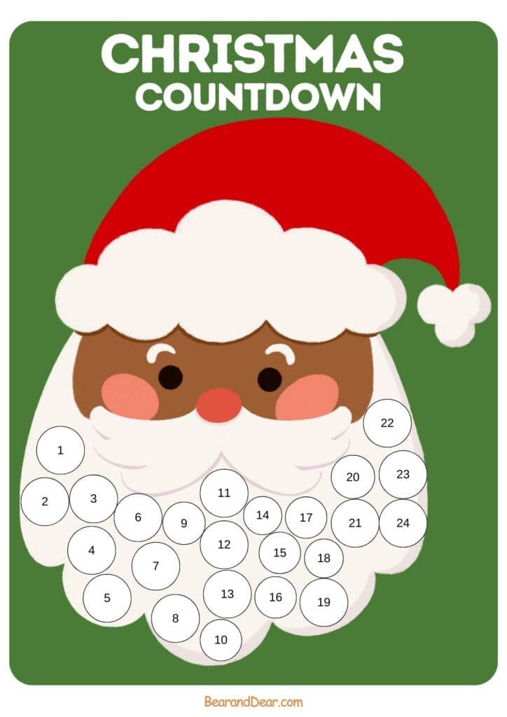 3-Coloring-Brown-Santa-Christmas-Advent-Calendars