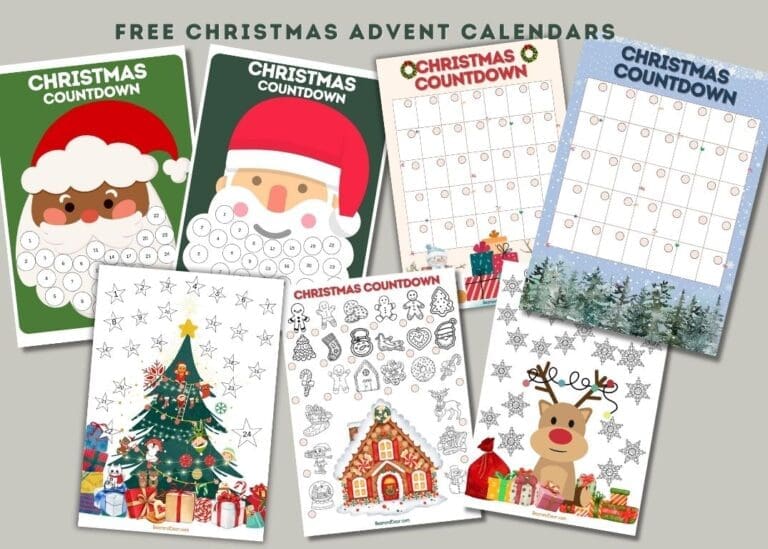 The Best Free Christmas Countdown Calendar for Kids