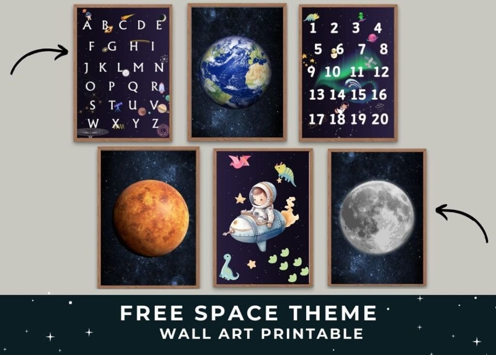 Free Galaxy Wall Art