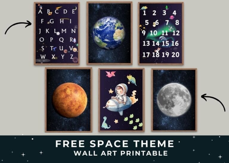 Download The Cosmo Collection Of Free Galaxy Wall Art Printables!
