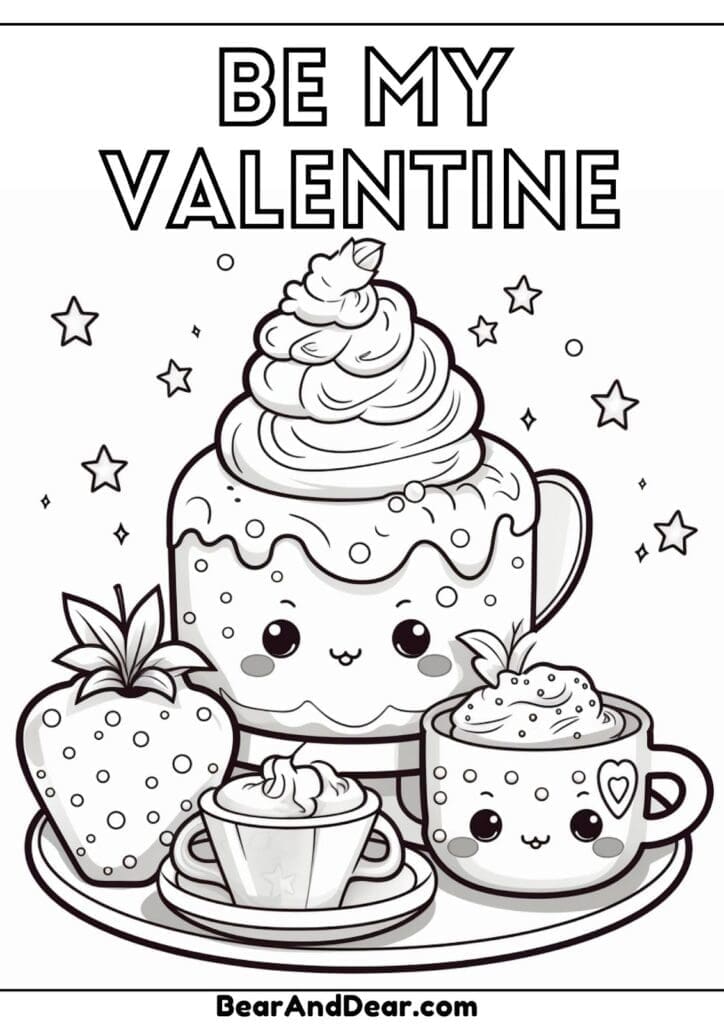 Be My Valentine Cake and Coffee