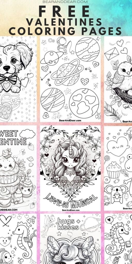 Free Valentine's Day Coloring Pages