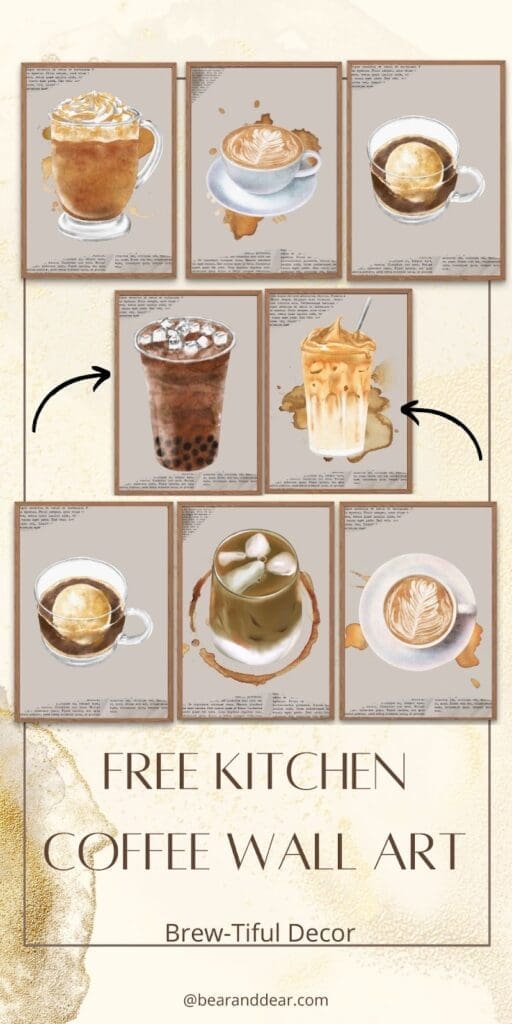 9 Free Coffee Wall Art