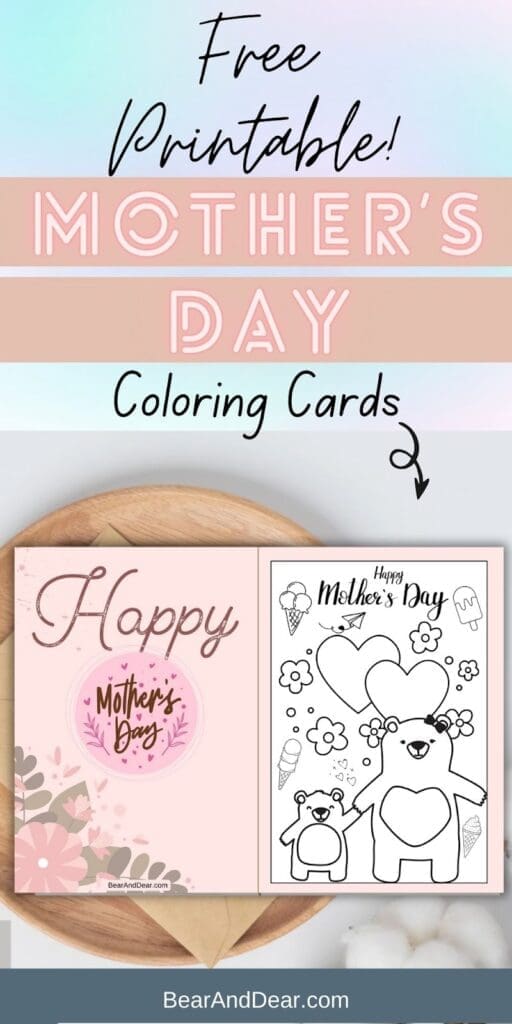 Heart Bear Mother’s Day Card-bearanddear