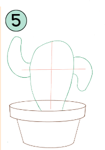 how to draw cactus 5 bear and dear