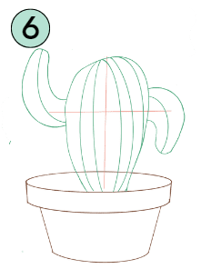 how to draw cactus 6 bear and dear