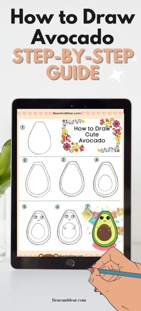 How to Draw an Avocado: Simple and Cute 3 image 1