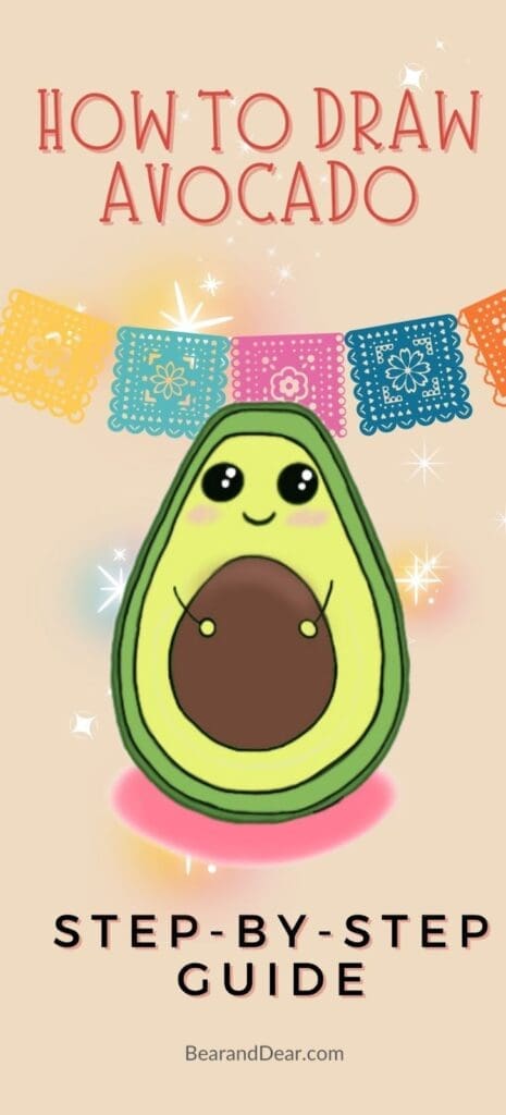 How to Draw an Avocado: Simple and Cute 16 image 4