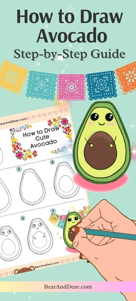 How to Draw an Avocado: Simple and Cute 7 image 5