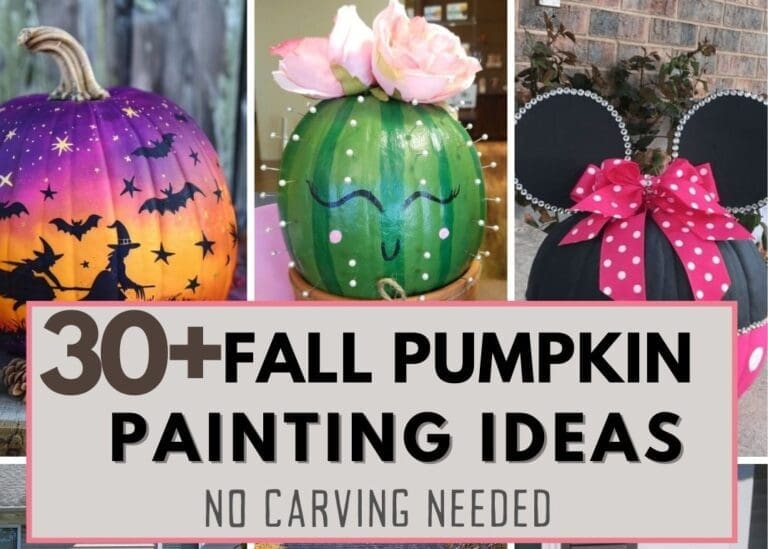 No-Carve Halloween! 30+ Easy Pumpkin Painting Ideas for All Ages