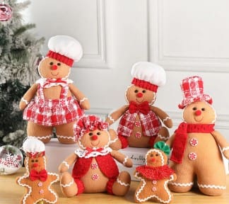 23+ Christmas Tree Decor Ideas Take Your Breath Away 21 Gingerbread family doll