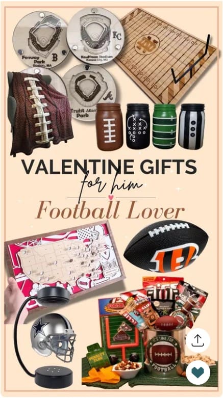 valentine gift for FOOTBALL FANS