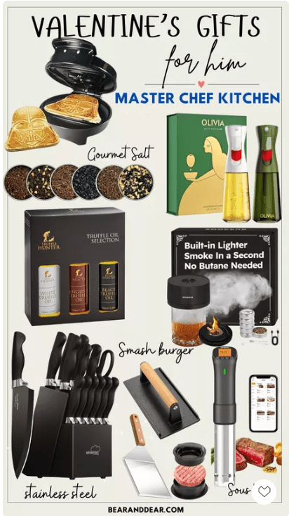 valentine gift for chef
