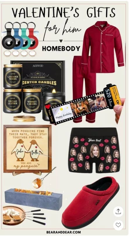 Valentines Day Gifts for Him-valentine gift for homebody