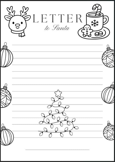 the warm cocoa letter to santa coloring page